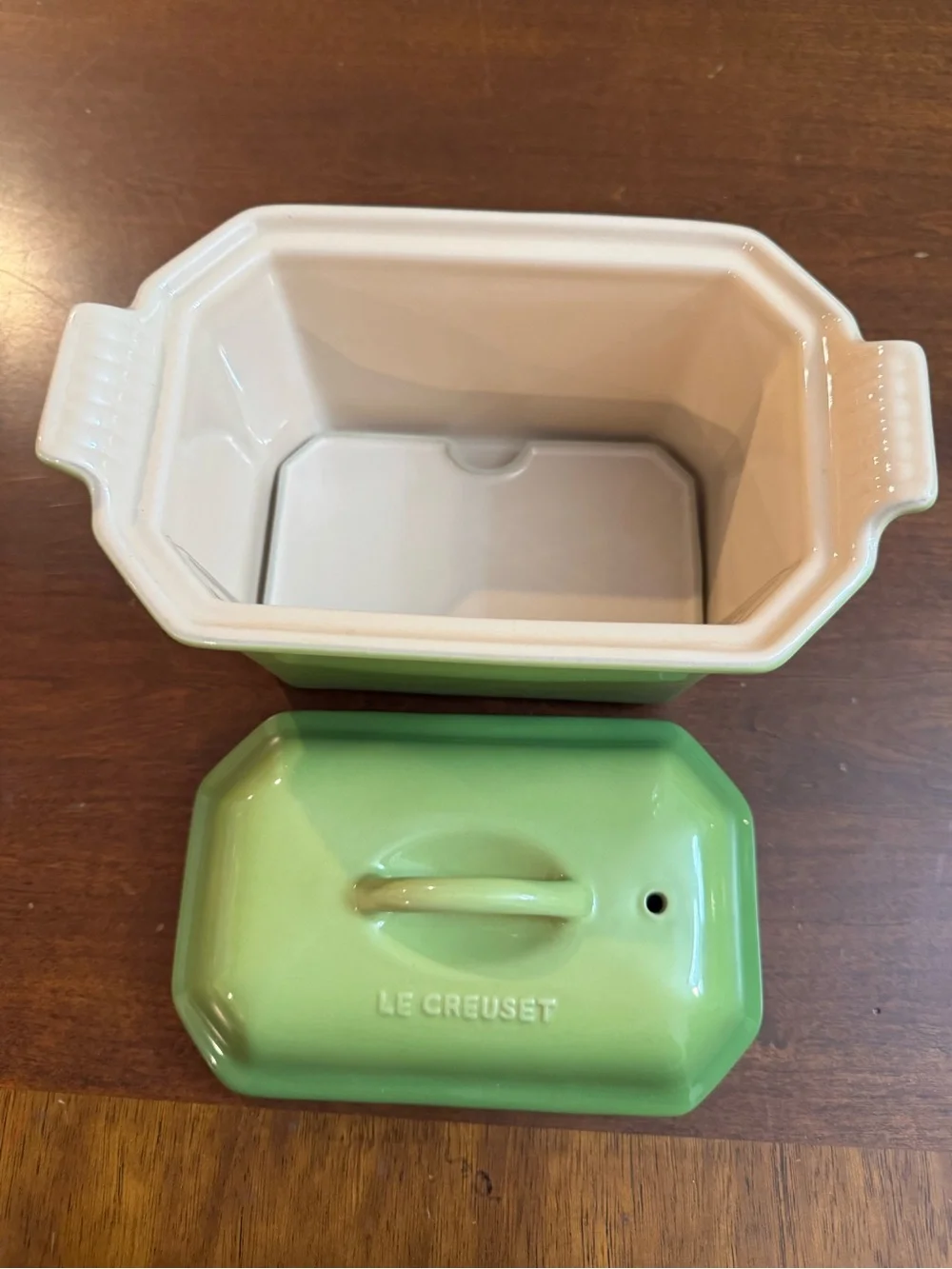 Le Creuset NEW small TERRINE - Retired Palm color